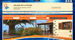 Desktop Screenshot of calima-reisen.de
